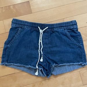 Denim shorts